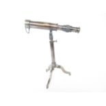 Brass telescope & stand