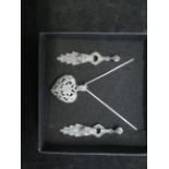Silver Marcasite necklace set