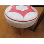 Retro footstool