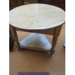 Victorian pine cricket table