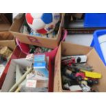 Box to include model airplanes, vintage toy cars &