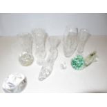 Collection of crystal ware to include Royal Doulto