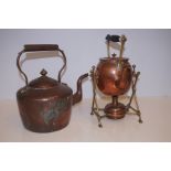 Spirit kettle & copper kettle