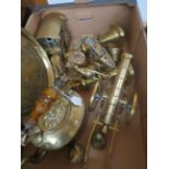 Collection of brass ware