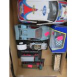 Box of collectable cars