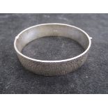 Silver bangle