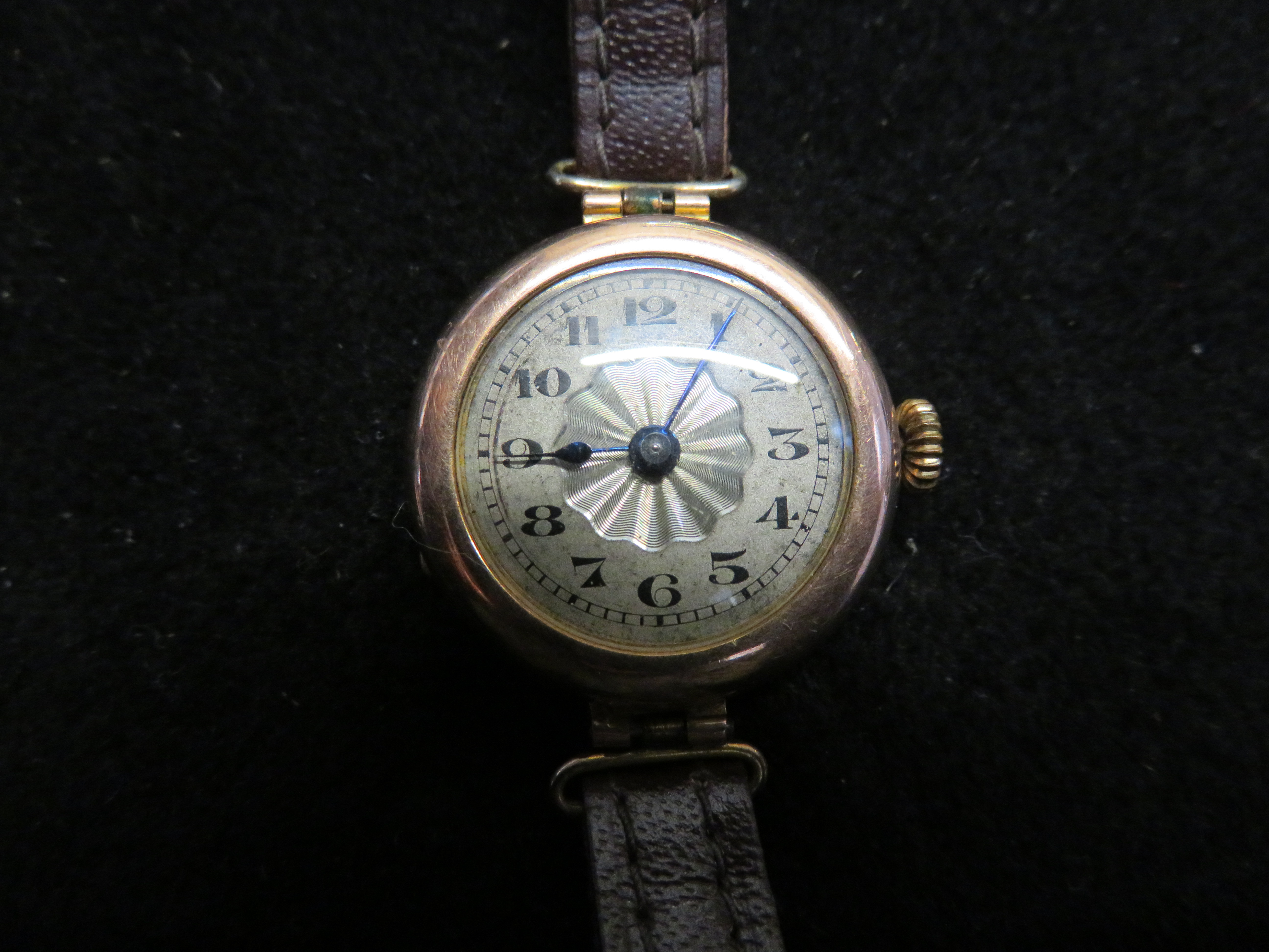 9ct Gold cased ladies cocktail watch