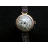 9ct Gold cased ladies cocktail watch