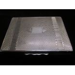 Chromium plate art deco cigarette box