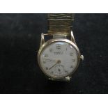 Mappin campaign 9ct gold cased wristwatch presenta