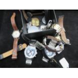 Collection of wristwatches to include parts for sp