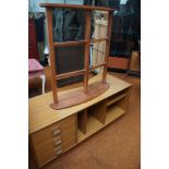 Medium unit, mirror & folding card table