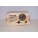 Bakelite white radio