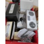 Box of shop stock radios
