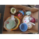 Box of ceramics to include Carlton ware