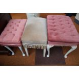 3 Dressing table stools