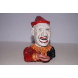 Cast iron clown money box