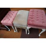 3 Dressing table stools