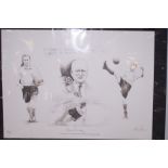 Signed Tom Finney print