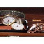 Box of fashion watches