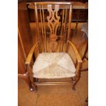 Arts & crafts style low chair