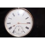 935 Silver pocket watch with sub second dial