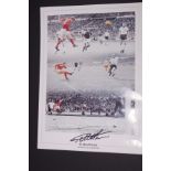 Signed Geoff Hurst print