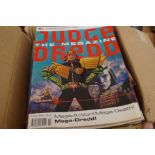 Large box of Judge Dredd magazines from the 90's