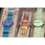 3 Swatch watches