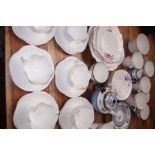 Shelley dainty white tea service & others