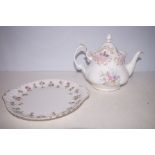 Royal Albert serenity teapot together with royal A