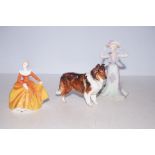 Coalport figure, Royal Doulton HN3220 & Royal Doul