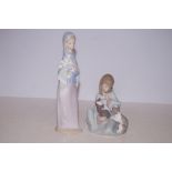 2x Lladro figures