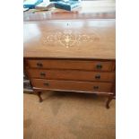 Inlaid writing bureau