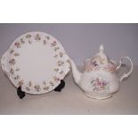 Royal Albert serenity teapot together with Royal A