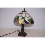 Tiffany style lamp Height 37 cm