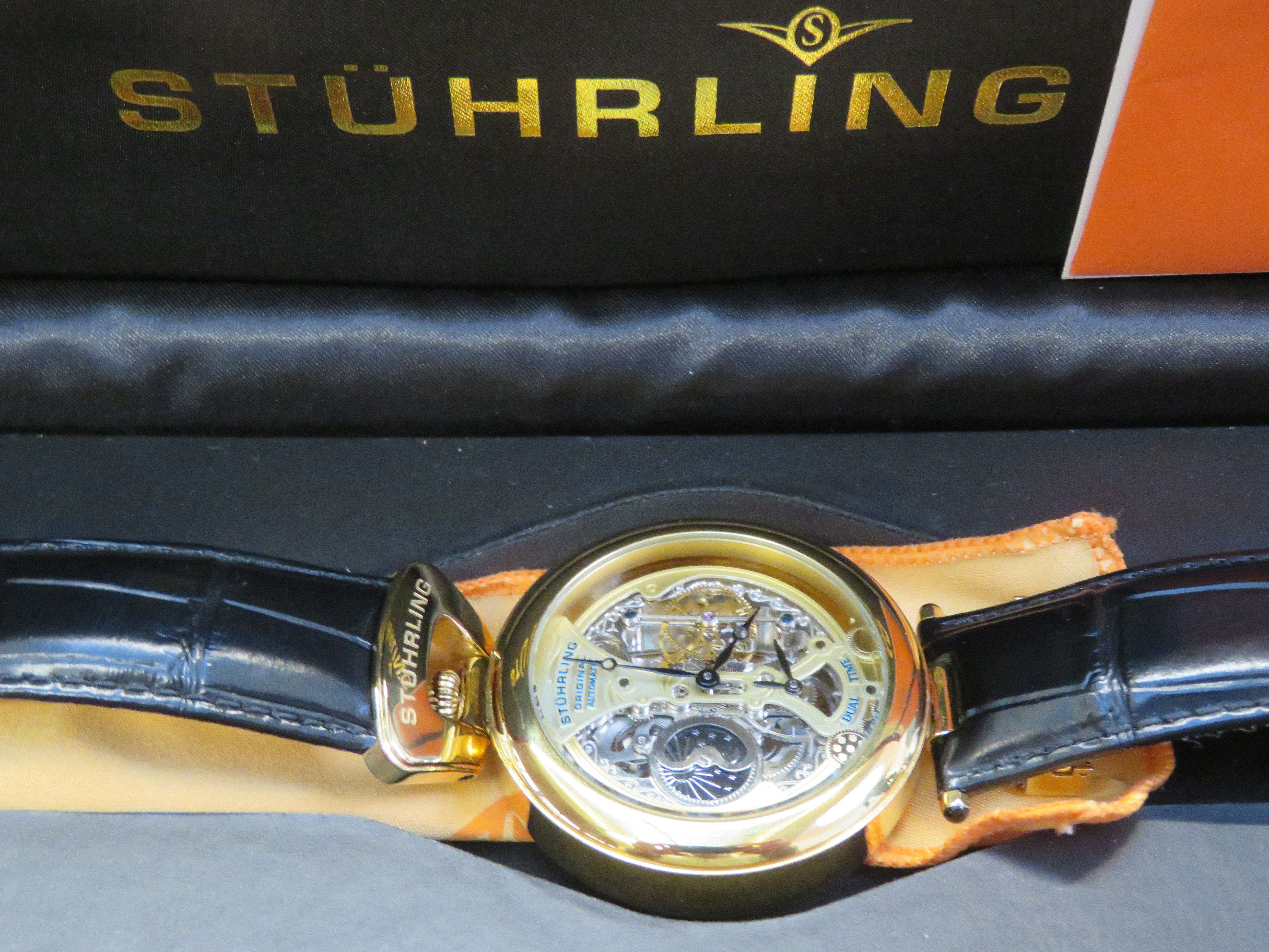 Stührling original, duel time automatic wristwatch - Image 2 of 2