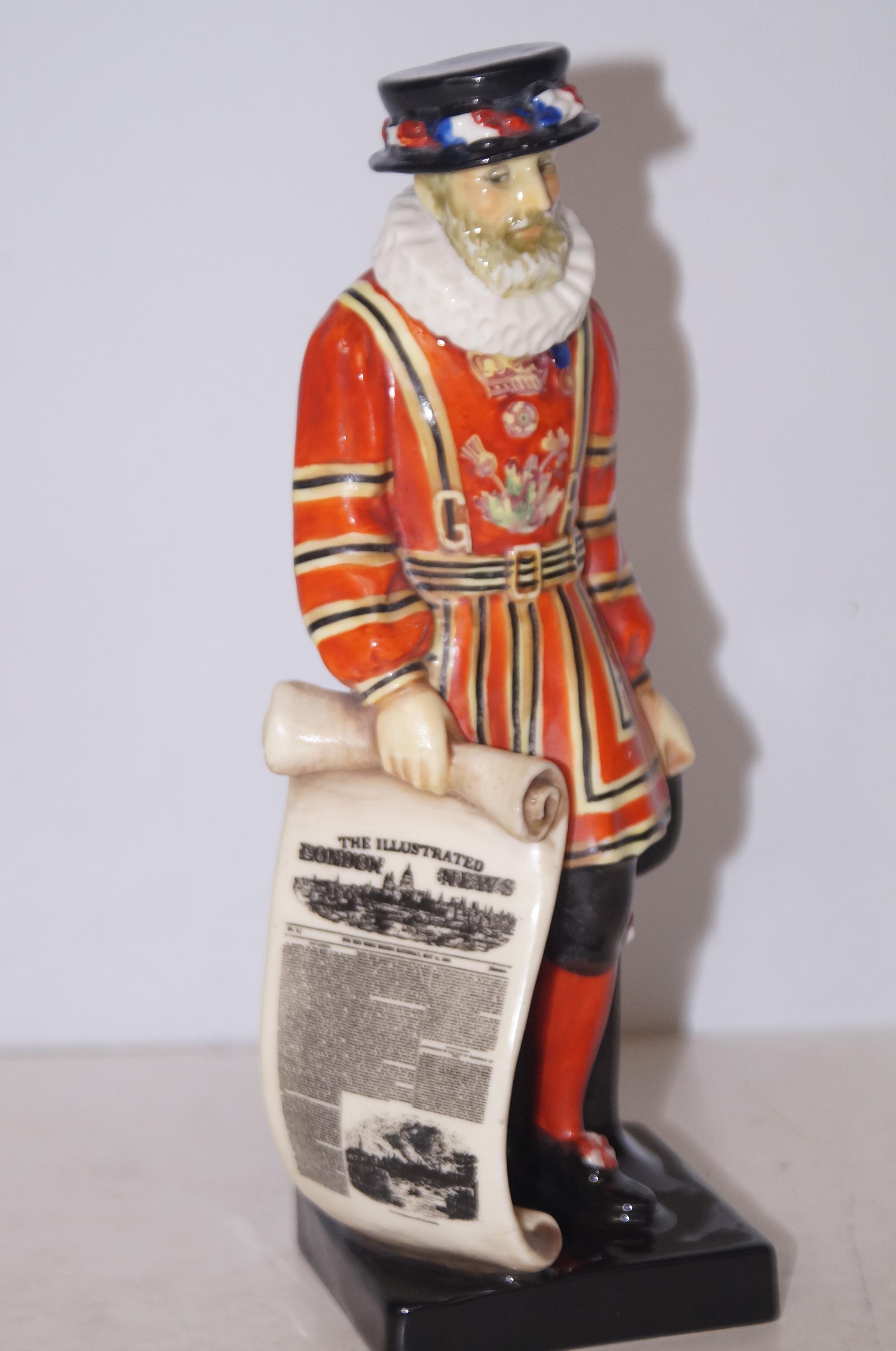 Royal Doulton rare standing beefeater figure