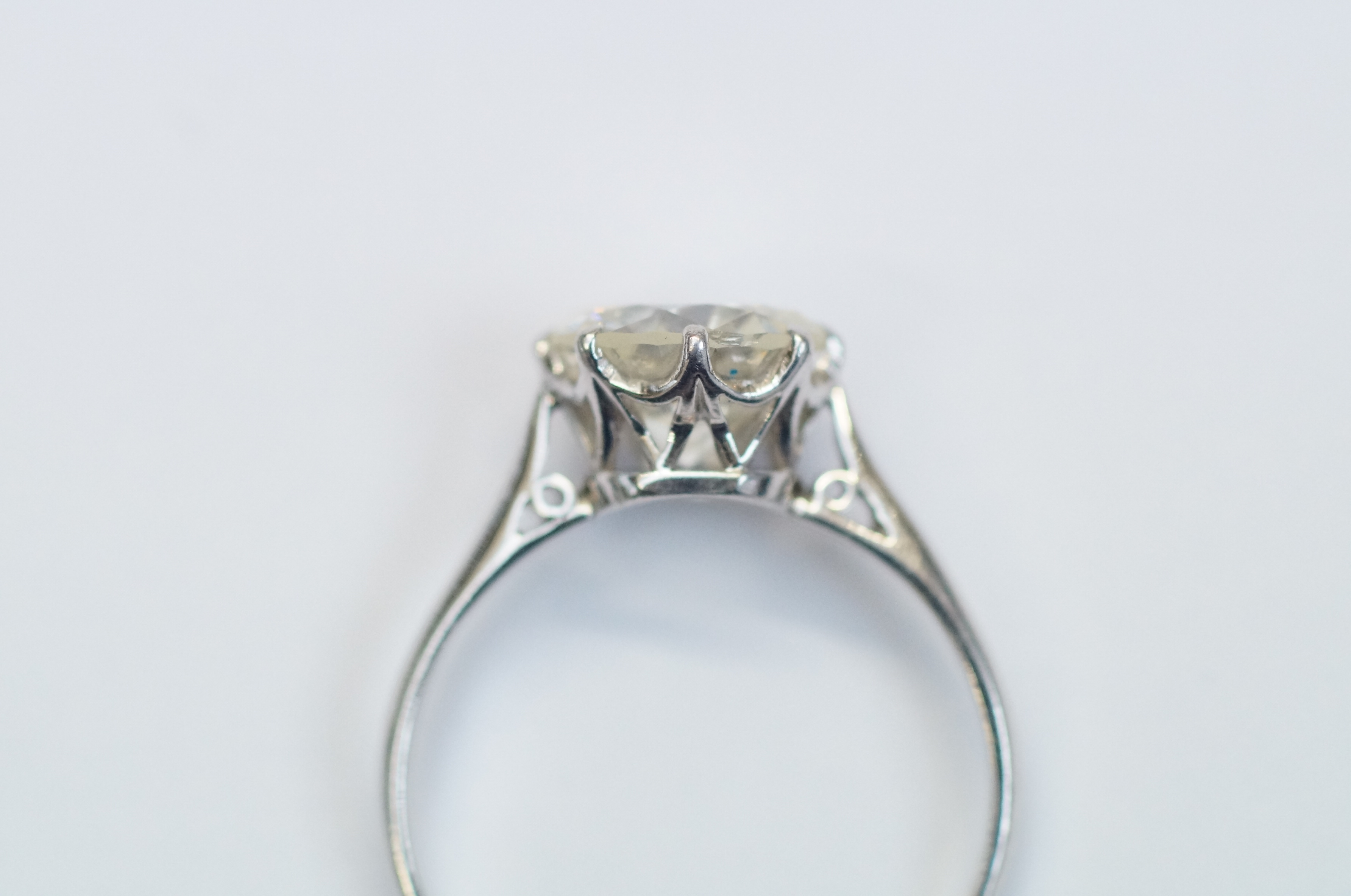 2.39 carat diamond ring Shape - Brilliant cut Weig - Image 10 of 10