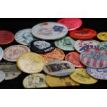 Collection of vintage mixed pin badges- to include