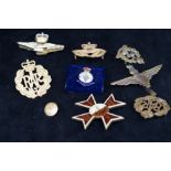 Assorted cap badges