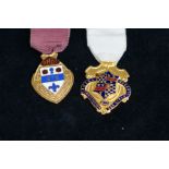 2 Masonic medals