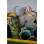 Box of ceramics to include sylvac
