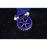 Silver rotary international medal