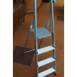 Aluminium step ladders, as new