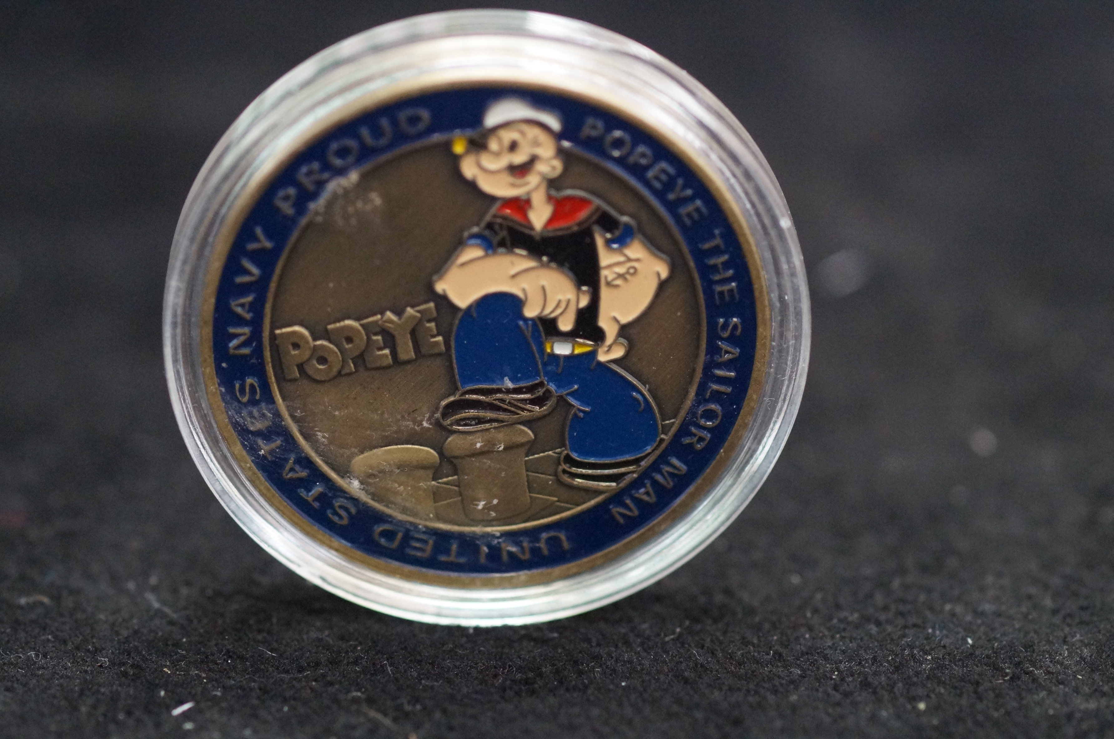 United states navy Popeye commemorative coin