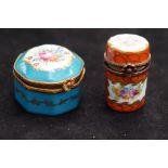 Limoges trinket box & 1 others