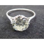 2.39 carat diamond ring Shape - Brilliant cut Weig
