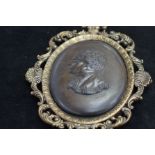 Wedgwood black basalt oval plaque beethoven