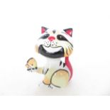 Lorna Bailey Limited edition 1/1 butterfly cat Hei